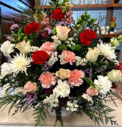 Centro flor  variada funeral