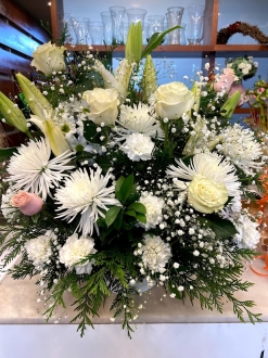 Centro flor variada funeral